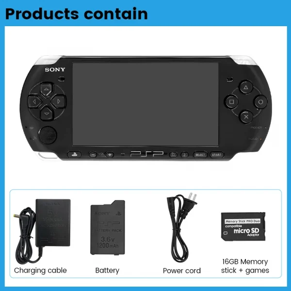⁦Sony PSP 3000 الأصلية – عُد إلى متعة اللعب الكلاسيكية⁩ - الصورة ⁦2⁩
